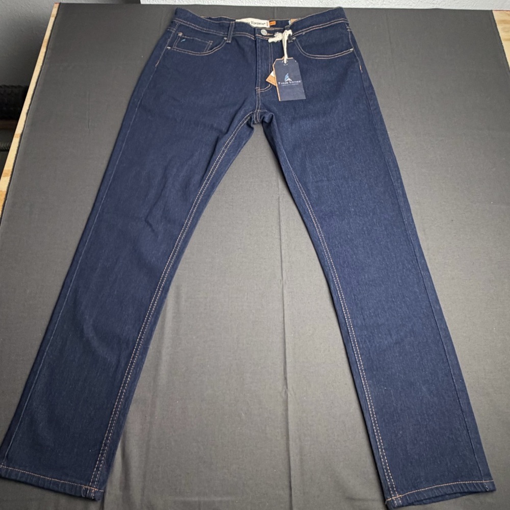 🦋❣️Tailor Vintage Men's Deep Blue Skinny Jeans